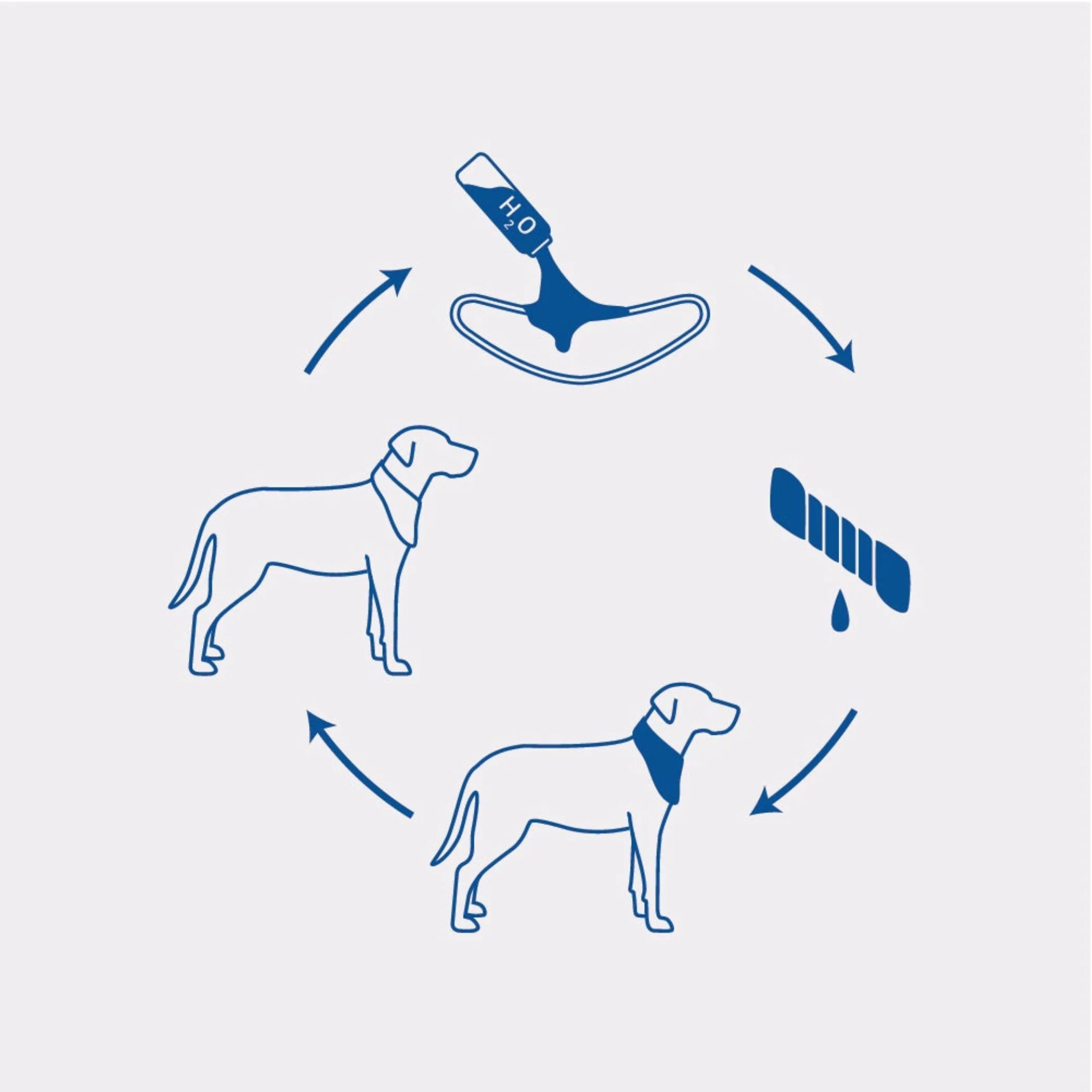 GF Pet Ice Band - Cooling Bandana
